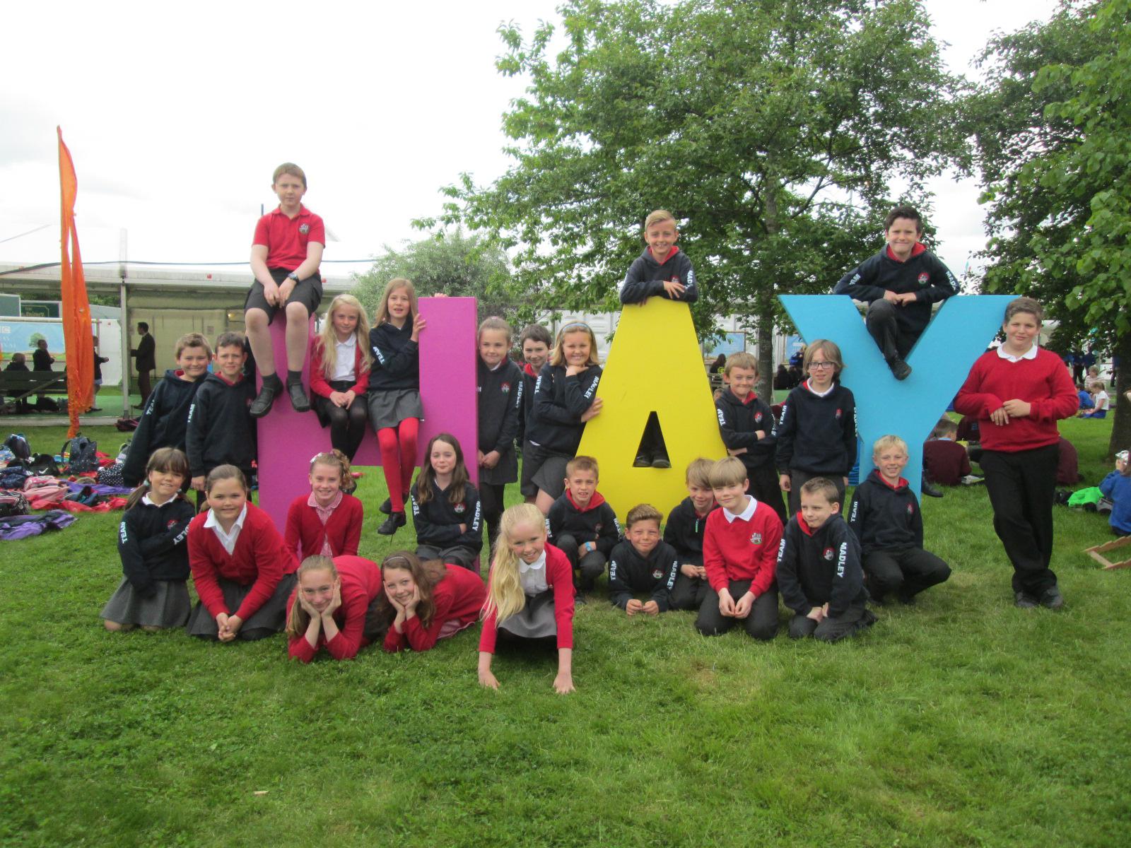 A fantastic day meeting authors at Hay